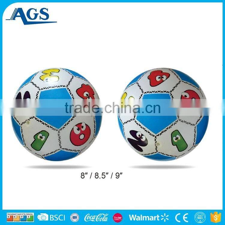 Low price custom world map non-toxic pvc toy balls