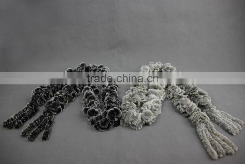 High Quality Knitted Rex-Rabbit Scarf