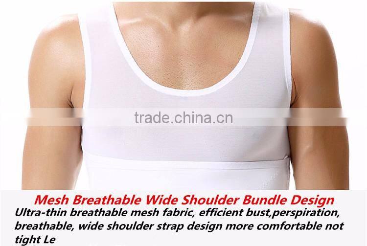 High quality Cheap Zipper Men Body Shaper Slimming Clothes