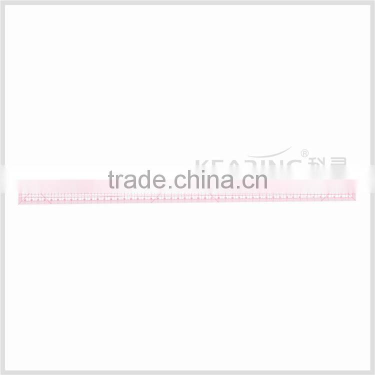 China high quality transplant 1.2mm thickness sandwich line 5*50cm plastic quilting ruler for tailor design#8007