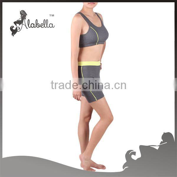 Private label fitness wear sets for yoga bra and shorts