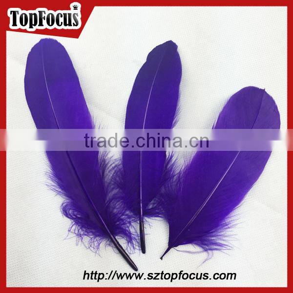 dyed colored purple and black goose feather and down for sale