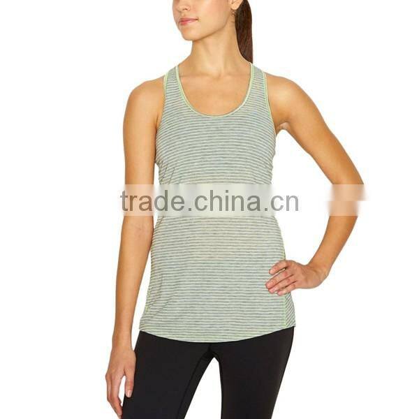 Tank top gym polyester workout tank tops women 100 polyester work vest
