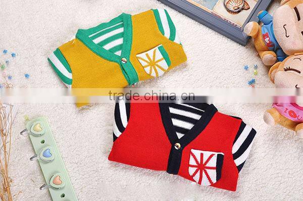 Striped Peruvian Alpaca Children Sweater