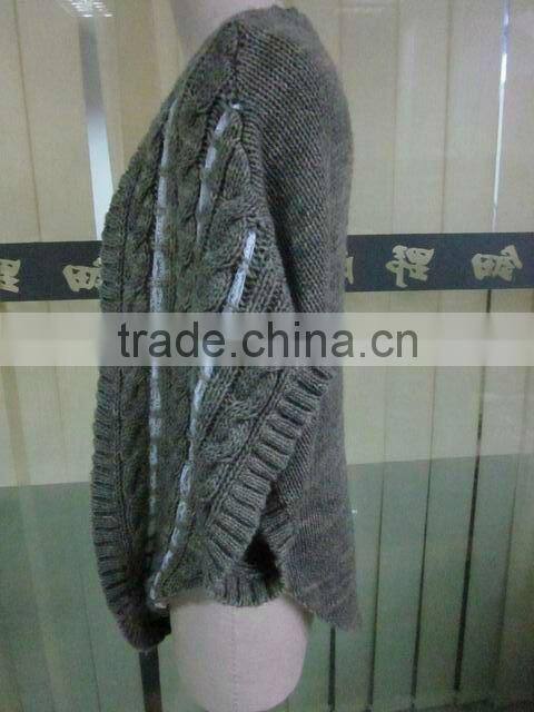 lady acrylic fashion sweater