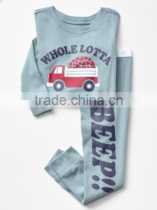 Boys number one printed pajama set