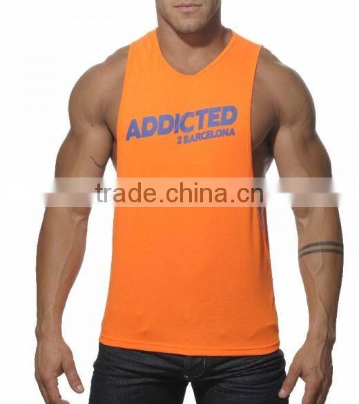 Deep Cut Workout Vest Tank Top Beast Muscle Gym Tee