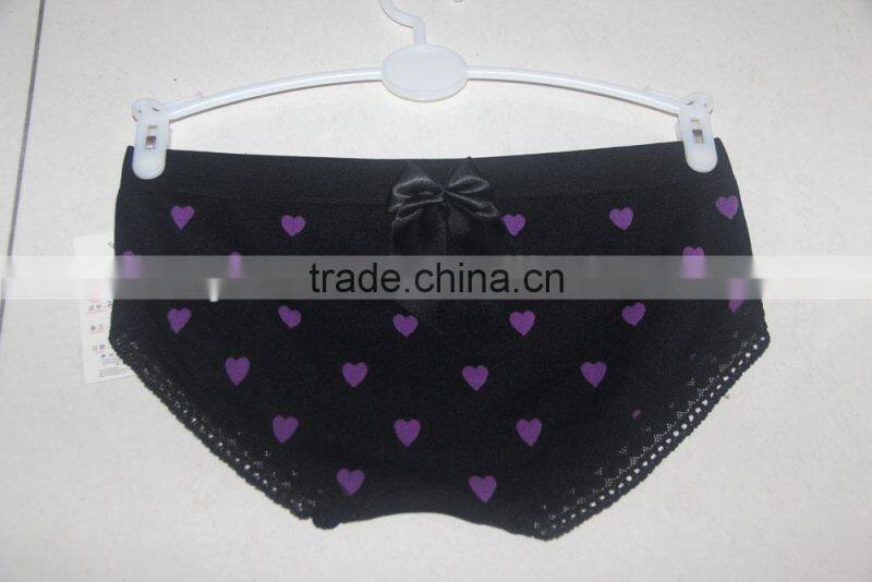 yiwu big factory produce hipster cute young girls cottone young girl underwear