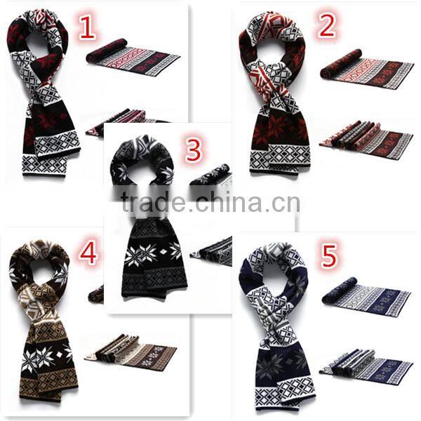 1 pc hot sale good quality printed flowers acrylic lmitation cashmere men and women winter scaf