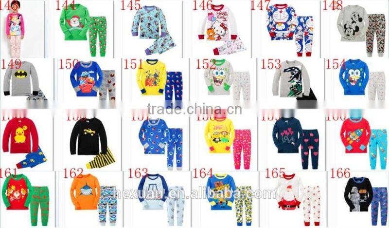 Wholesale Kids Winter Pajama 2 Pcs Set Long Sleeve Childrens26
