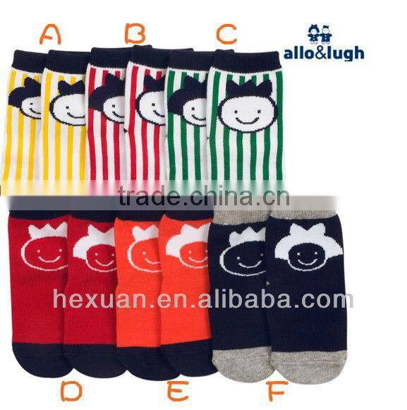 Beautiful bulk children socks stock lot from china socks factory