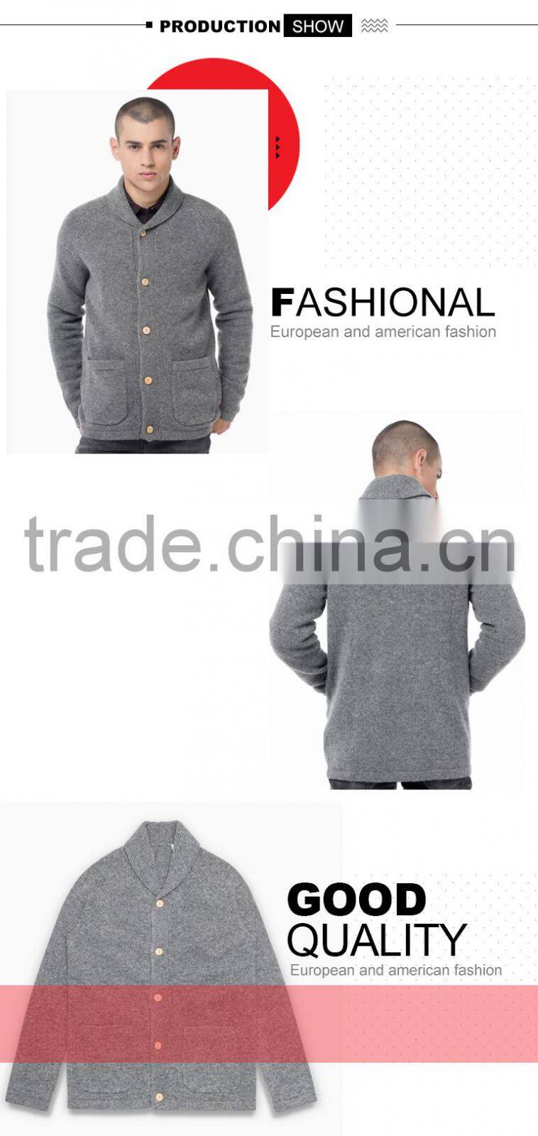 Men's lowest price button up thick cardigan sweaters with pockets