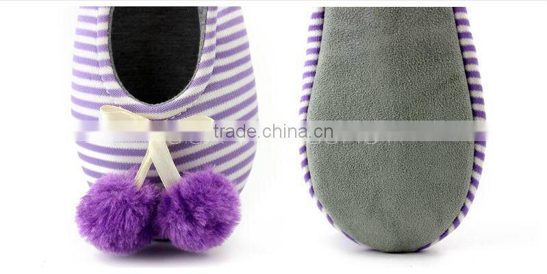 Hard sole indoor slippers