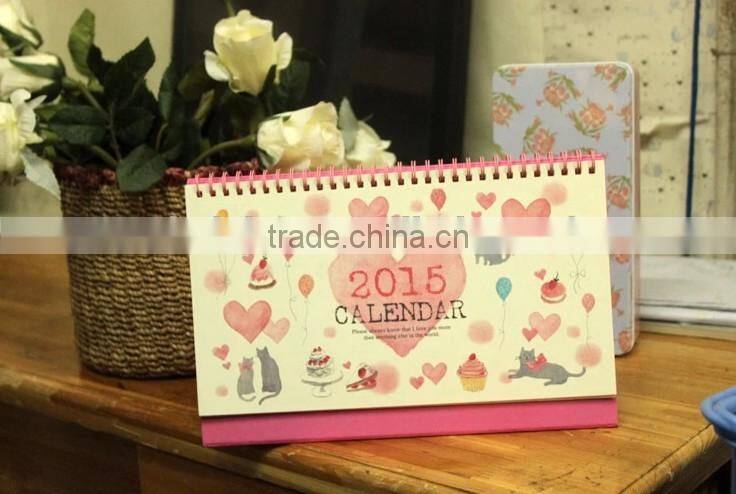 2014 Customized Calendar Desk Calendar Printing