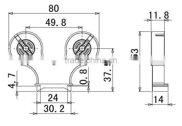 G13/T8 fluorescent LED tube lampholder