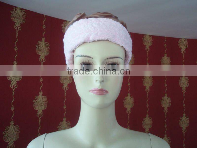 100% cotton terry hair band