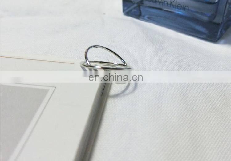 Korean Minimalist Cross Hollow Alloy Ring Above Knuckle Ring