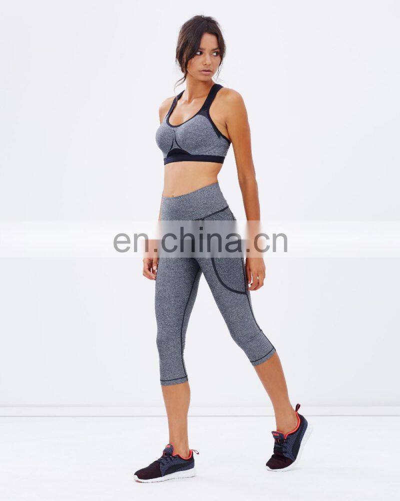 factory powershap knee capris wholesale croped legging