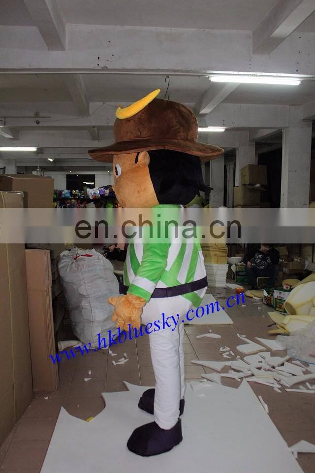 Custom banana boy mascot costume for sale