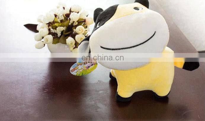 Cheap Custom cute cow small plush toy for gift