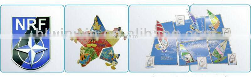 tiger Shaped Lapel Pin soft enamel