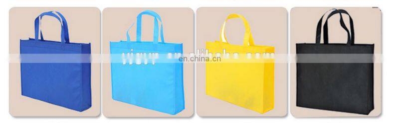 Cheap pure color non woven gift printed shopping bag