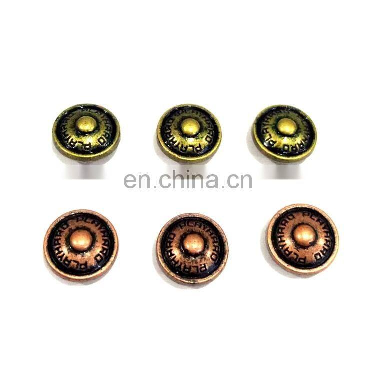 Alloy rivets for garment/fitting pants customized rivets