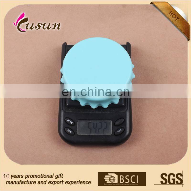 Best Seller Bottle Cap Beer Opener Round Shape Colorfull ABS Bottle Opener Magnet