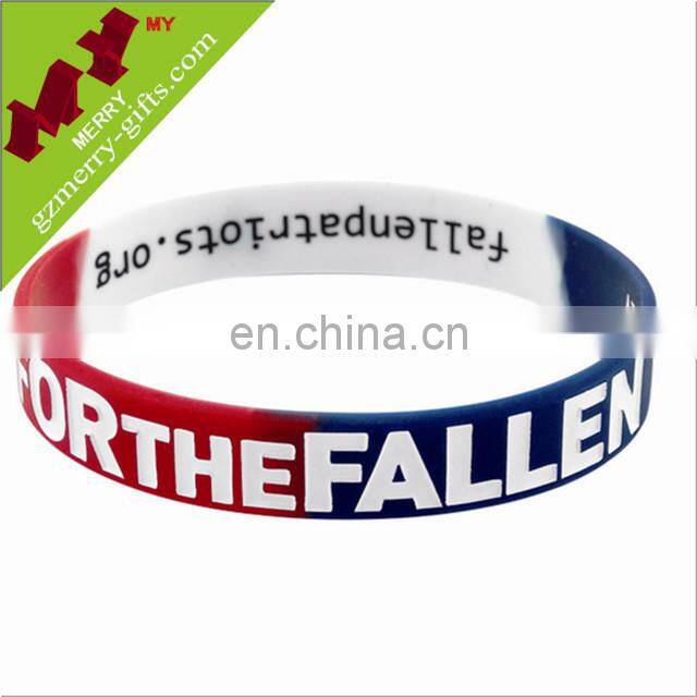 Good souvenirs gifts silicone bracelet rubber wrist band