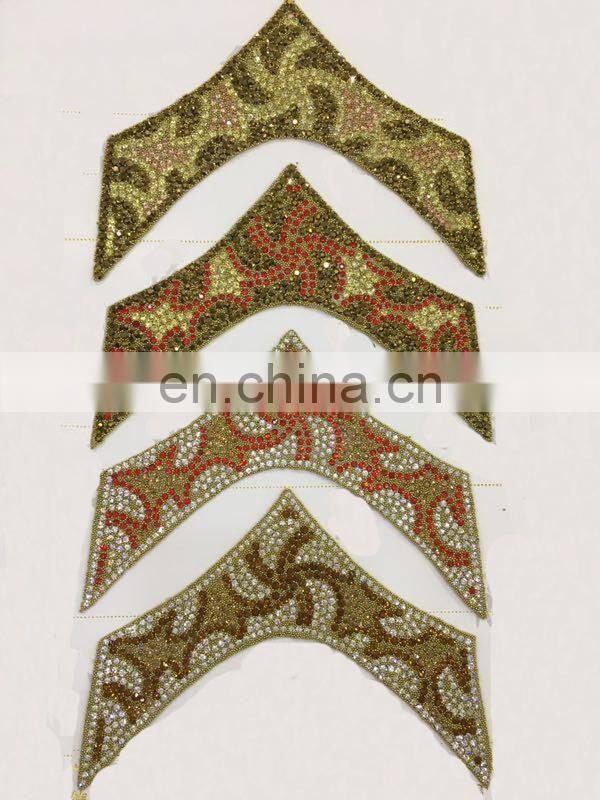 Fashion women shoe upper decorative hot fix rhinestone