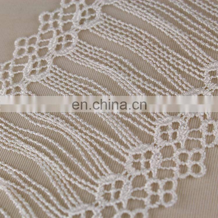 Charming white swiss embroidery lace