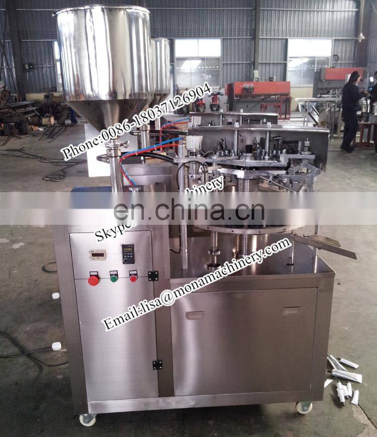 Cosmetics Paste Facial Cream Toothpaste Tubes Filling Sealing Machine