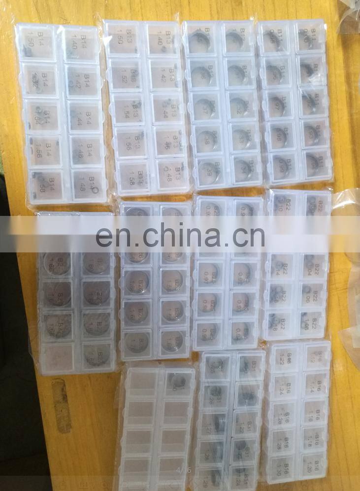 common rail adjusting shim B17 and Air gap adjusting shim B17 and Common rail injector repair gasket B17