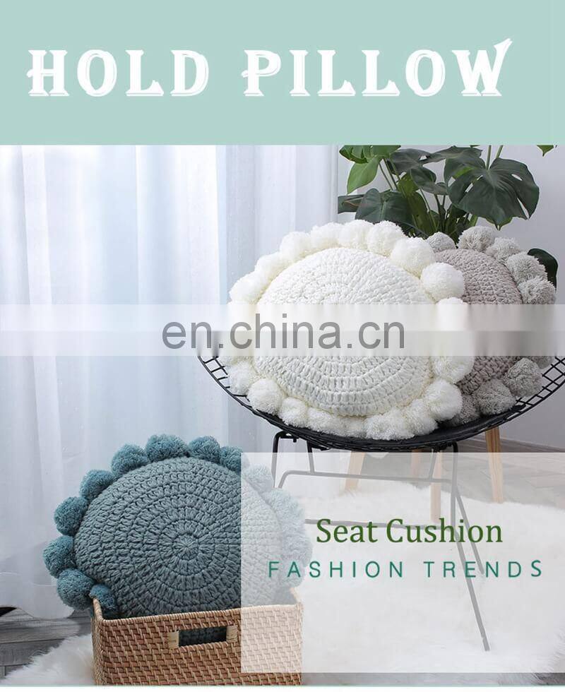 i@home Nordic style chair seat sun flower shaped throw sofa cushion pillow