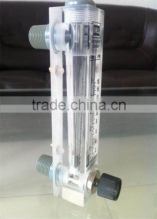 LZM series panel mounted adjustable water flow meter (flowmeter)