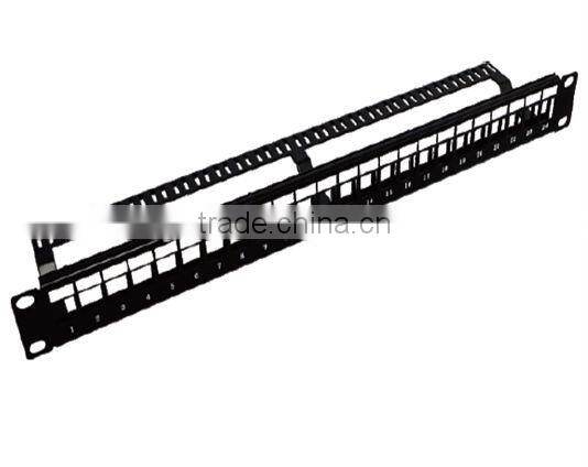 rack mount 24 port AMP blank patch panel
