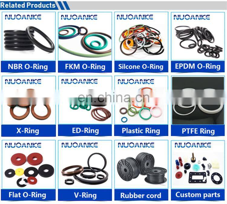 Custom Food Grade Silicone Ring NBR FKM HNBR Silicone EPDM Oil Resistance O Ring