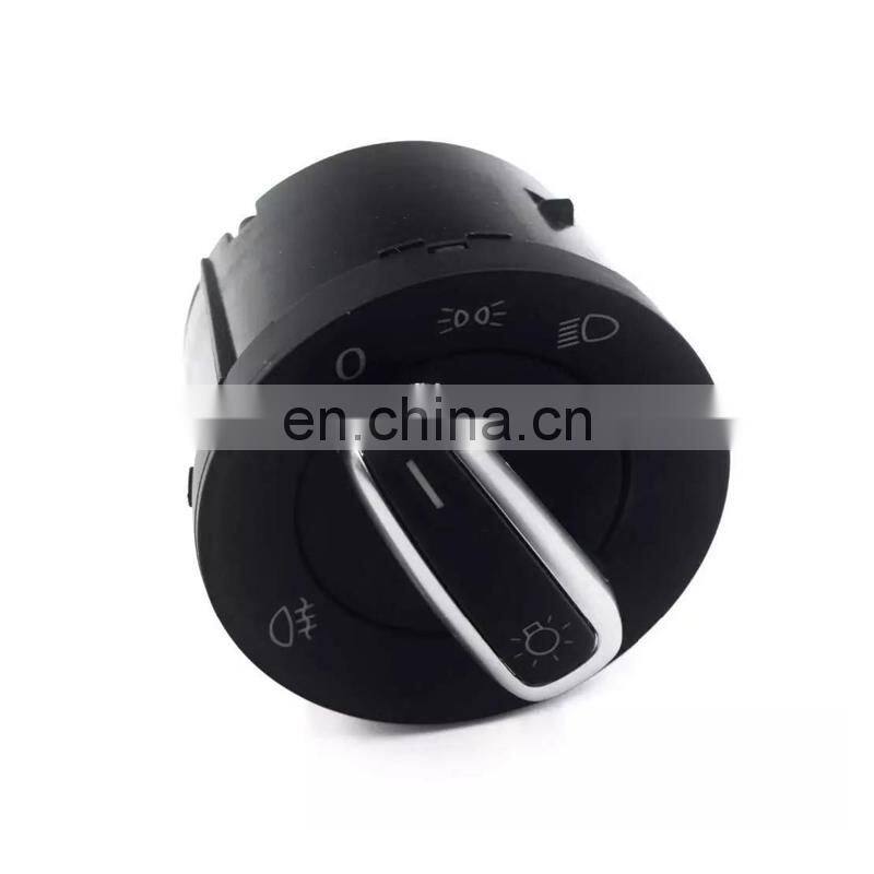 Car Chrome Headlight Fog Lamp Control Switch For VOLKSWAGEN JETTA 2011-2015 3C8941431B