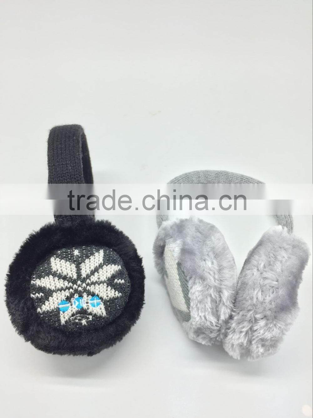 bluetooth earmuff warmer headphone/embroidered earmuff warm