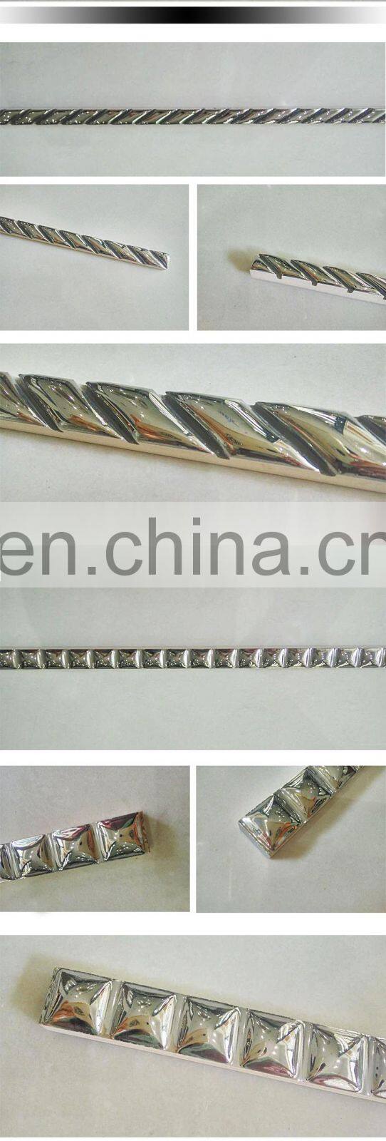 ceramic decoration tile customized size model 20*600mm border tile pencil tile