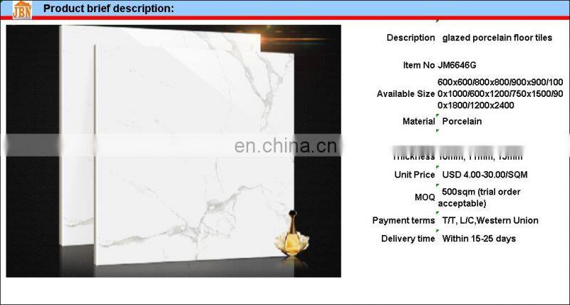 FOSHAN JBN 300x 600mm Wall Tile glossy finished polished with glazed nice design for wall