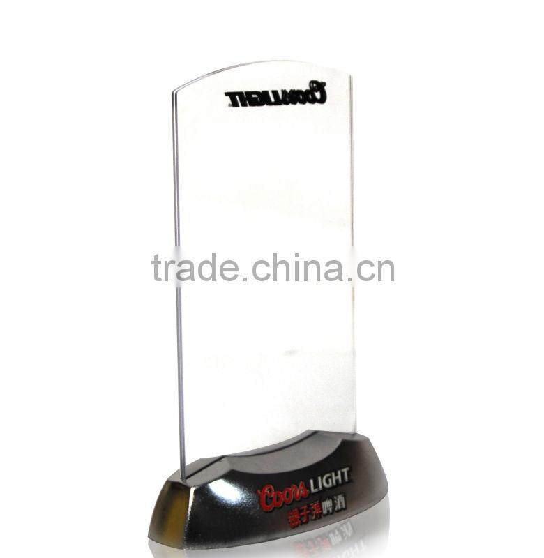 Beautiful led light bar menu display