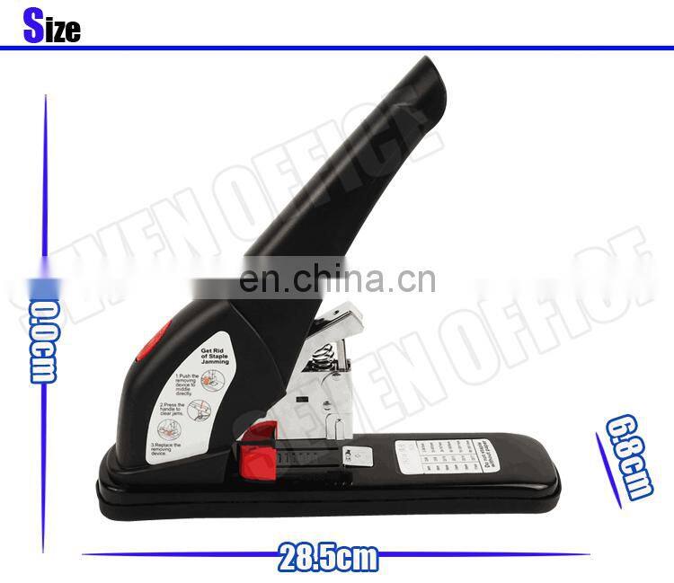 NO MOQ School office desktop metal big heavy duty stapler Manufacturer supply
