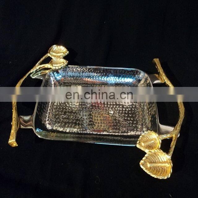 gold lily orchid bowl