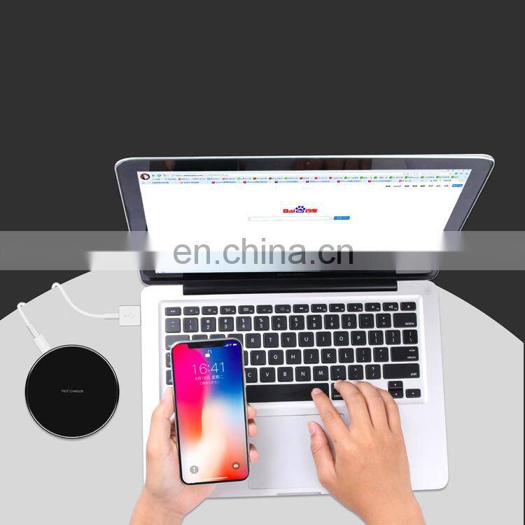 High Quality Custom Logo wholesale portable qi fast wireless mobile phone charger