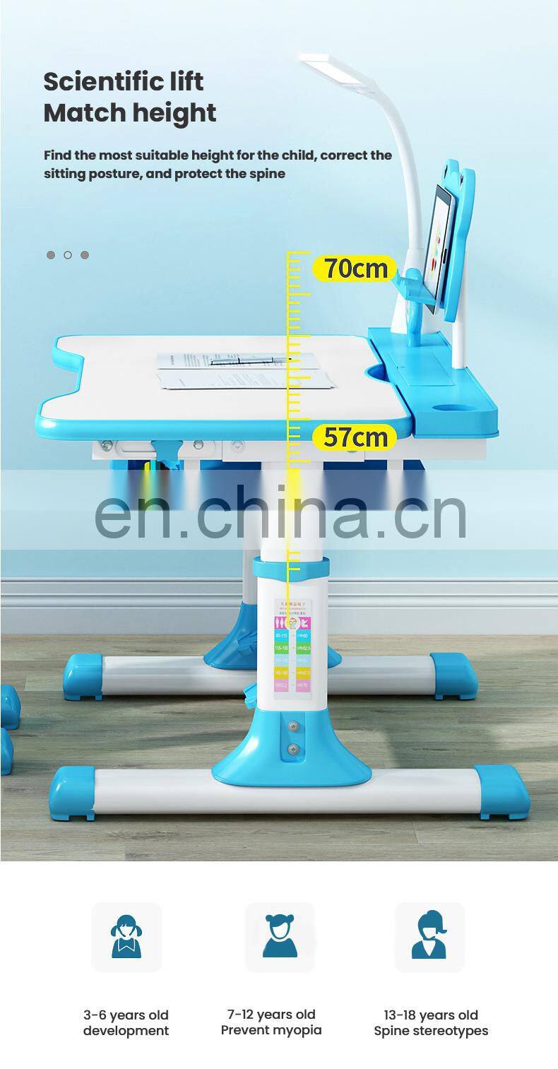 2021 study table for kids adjustable height smart study table height adjustable desk children sitting posture correction