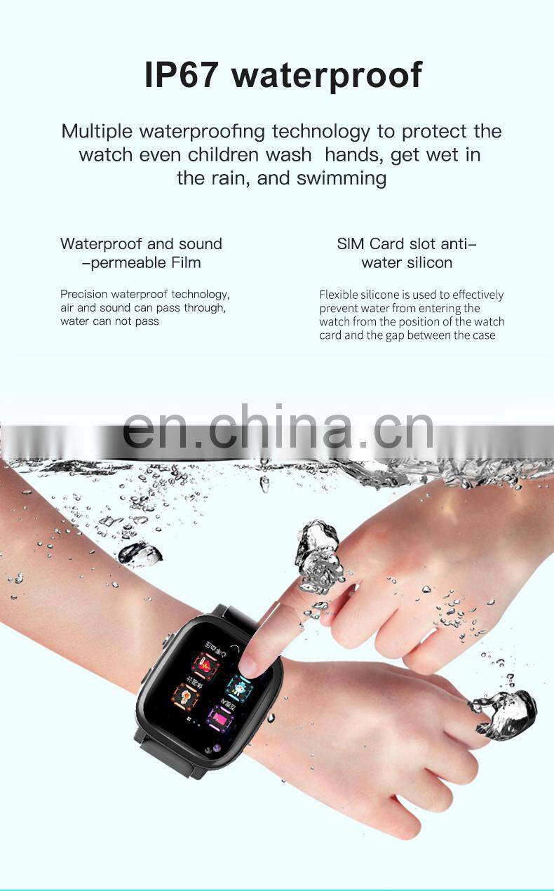 OEM multi language wearable accessories temperature smart watch gps wifi kids smart bracelet