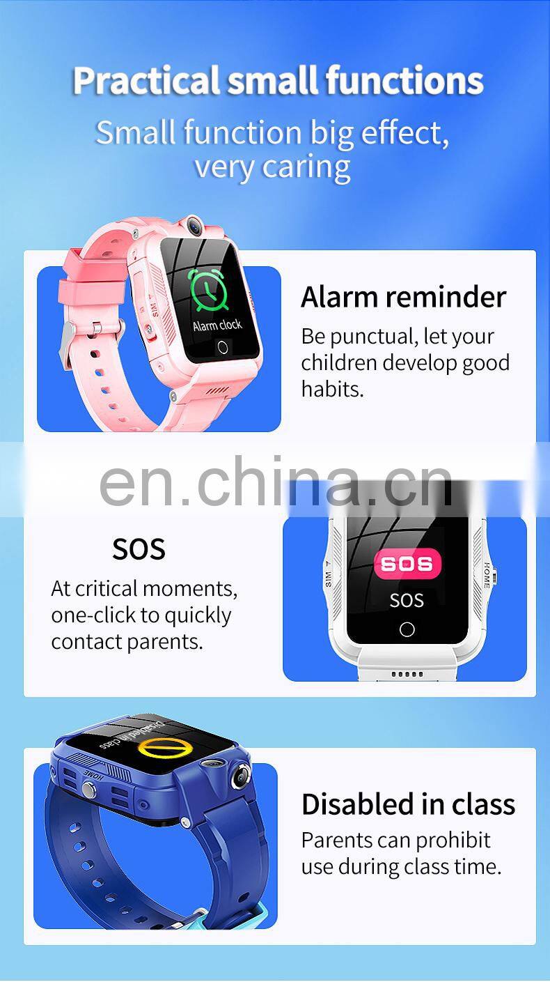 4G Video Call Kids Gps Smart Wearable Devices, SOS Remote Monitor Mobile Watch Phones For Children For Boys Girls Watches