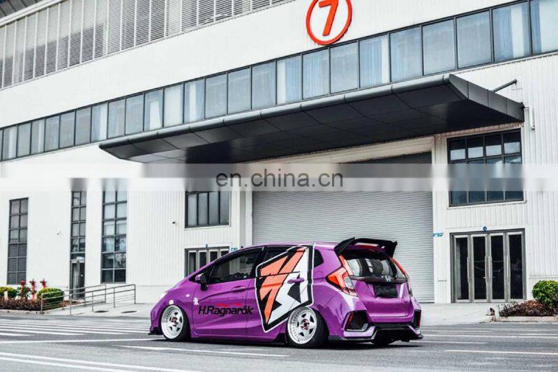 Runde Hot Sale For 14-18 Honda Fit Upgrade To Modified TYPER Large Surround GK5 Upgrade Front Rear Bumper Side Skirt Body Kit