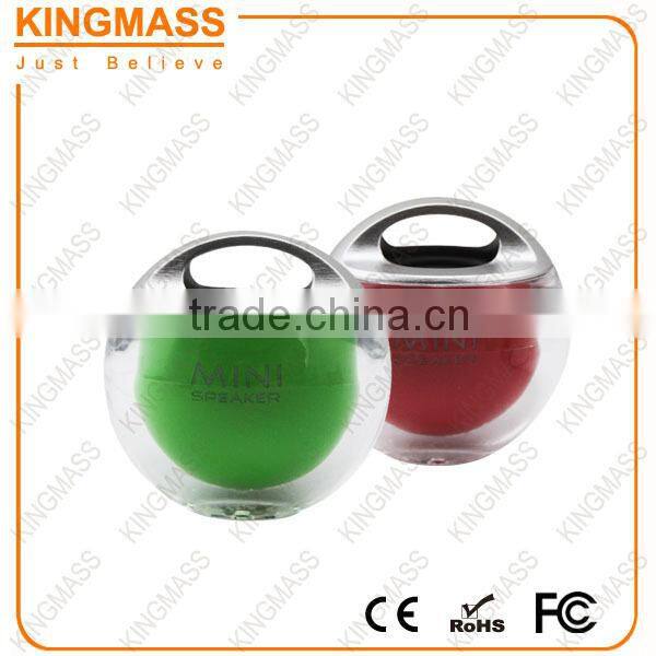 Portable active wireless flash led light mini speaker 2015 mobile phone accessories